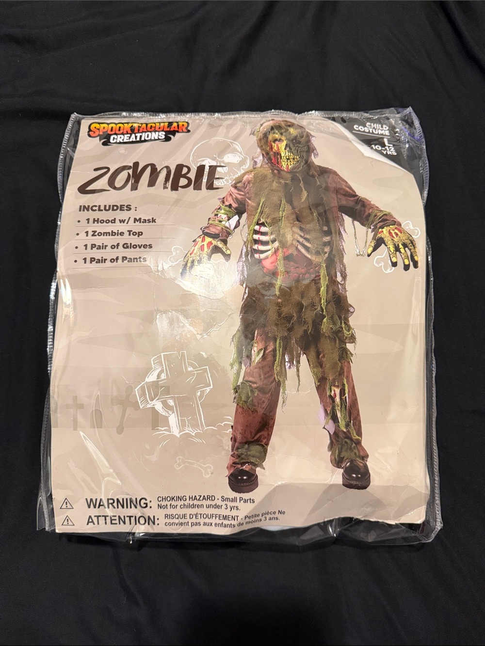 Spooktacular Creations Kids' Zombie Costume - Green/Brown